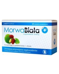 Morwa Biała Plus, tabletki powlekane, 60 szt.