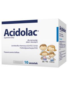 Acidolac, liofilizat doustny, 3 g, 10 saszetek