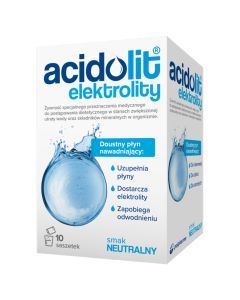 Acidolit, proszek bezsmakowy dla niemowląt, 4,35 g,10 saszetek