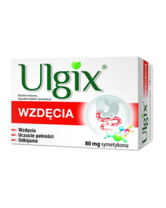 Ulgix Wzdęcia, 80 mg, kapsułki miękkie, 100 szt.