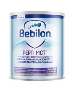 Bebilon pepti MCT, żywność specjalnego przeznaczenia medycznego, 450 g
