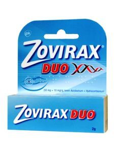 Zovirax Duo, 50 mg + 10 mg, krem na skórę, 2 g