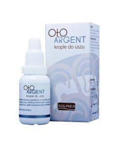 Otoargent, krople do uszu, 15 ml