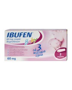 Ibufen Baby, 60 mg, czopki, 5 szt.