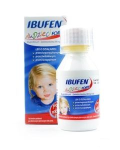 Ibufen dla dzieci forte o smaku truskawkowym, (200mg/5ml), zawiesina doustna, 100 ml