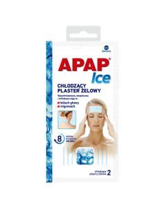 Apap Ice, chłodzący plaster hydrożelowy, 2 szt, 1 saszetka