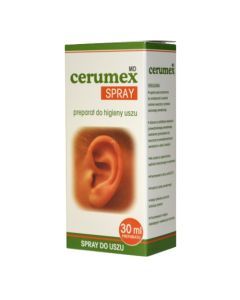 Cerumex MD, spray, do higieny uszu, 30 ml