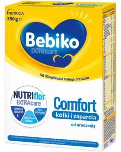 Bebiko Comfort Nutriflor Extracare, żywność specjalnego przeznaczenia dla niemowląt od urodzenia, 350 g