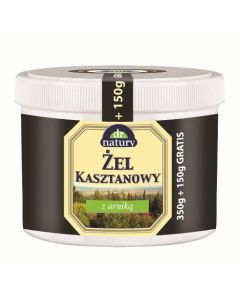 Dr. Natury, żel kasztanowy z arniką, 350 g + 150 g GRATIS