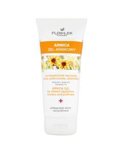 Flos-Lek Pharma Arnica, żel arnikowy na rozszerzone naczynka, sińce, potłuczenia, obrzmienia, 200 ml