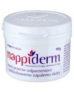 Nappiderm, krem, przeciw odparzeniom, 90 g