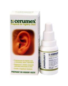 Cerumex, preparat, do higieny uszu, 15 ml