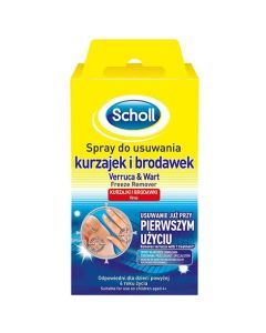 Scholl, spray, do usuwania kurzajek i brodawek, 80 ml