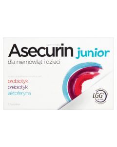 Asecurin Junior, proszek w saszetkach, 2,6 g, 10 szt.