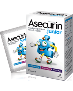 Asecurin Junior, proszek w saszetkach, 2,6 g, 10 szt.