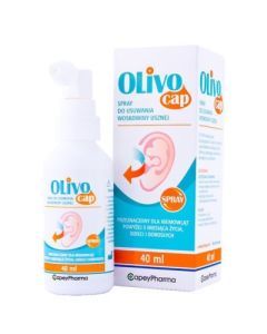 Olivocap, spray do usuwania woskowiny usznej, 40 ml