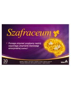 Szafraceum, tabletki powlekane, 30 szt.