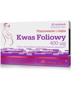 Olimp Kwas foliowy, 400 µg, tabletki, 30 szt