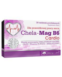 Olimp Chela-Mag B6 Cardio, tabletki powlekane, 30 szt.