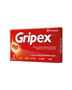 Gripex, tabletki powlekane, 10 szt.