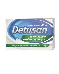 Detusan, pastylki do ssania, 24 szt