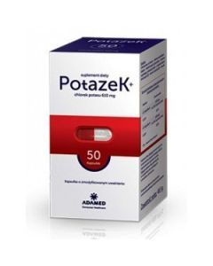 Potazek, kapsułki o zmodyfikowanym uwalnianiu, 50 szt.