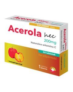 Acerola 200 mg hec, tabl., 50 szt