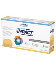 Impact Oral, smak waniliowy, płyn, 3 x 237 ml
