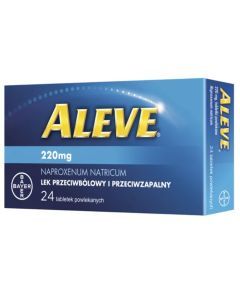 Aleve, 220 mg, tabletki powlekane, 24 szt.