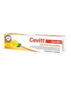 Cevitt Gardło, tabletki do ssania, cytryna, 20 szt.