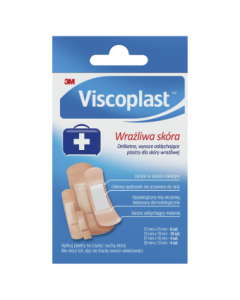 Viscoplast, wrażliwa skóra, plastry mix, 24 szt.