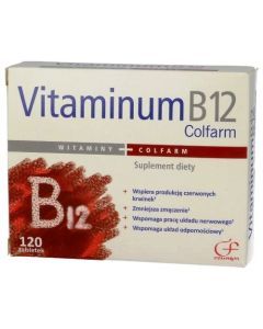 Max Vitaminum B12 Colfarm, tabletki, 120 szt.