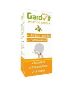 GardVit Olive, spray, do gardla, dla dzieci,doroslych, 15 ml