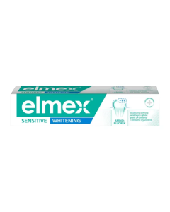 Elmex Sensitive Whitening, pasta do zębów z aminofluorkiem, 75 ml