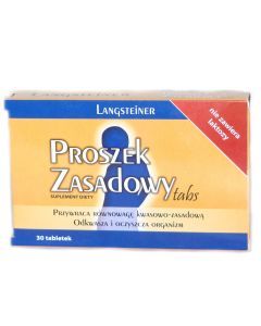 Proszek zasadowy tabs, tabletki, 30 szt.