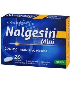 Nalgesin Mini, 220 mg, tabl.powl., 20 szt