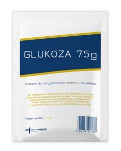 Glukoza, proszek do sporządzania roztworu doustnego, smak cytrynowy, 75 g, 1 saszetka