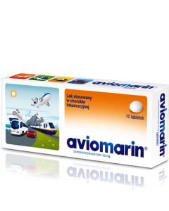 Aviomarin, 50 mg, tabletki, 10 szt.