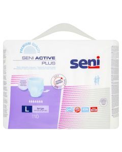 Seni Active Plus, majtki chłonne, rozmiar L, 10 szt.