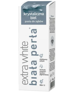 Biała Perła Plus Krystaliczna Biel, wybielająca pasta do zębów, 75 ml