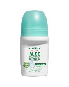 Equilibra, aloesowy dezodorant w kulce z kwasem hialuronowym, 50 ml