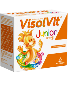 Visolvit Junior Orange, proszek musujący w saszetkach, 30 szt.