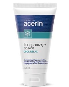 Acerin Cool Relax, chłodzący żel na opuchnięte i zmęczone nogi, 150 ml