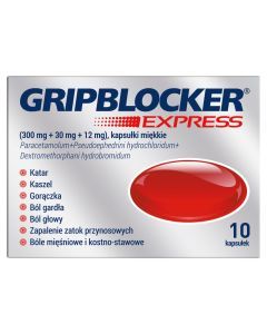 Gripblocker Express, kapsułki miękkie, 10 szt.