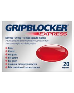 Gripblocker Express, kapsułki miękkie, 20 szt.