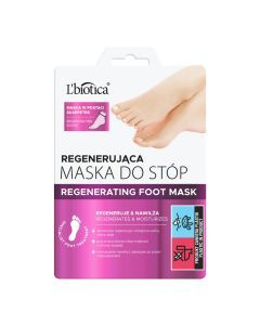 L'Biotica Maska Do Stóp, regenerująca, 32 ml (nasączone skarpety)