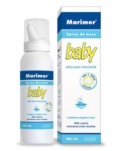 Marimer baby, spray do nosa, roztwór naturalnej wody morskiej,100 ml