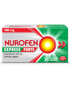 Nurofen Express Forte, 400 mg, kapsułki miękkie, 20 szt.