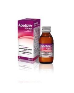 Apetizer Senior, syrop, smak malinowo-porzeczkowy, 100 ml