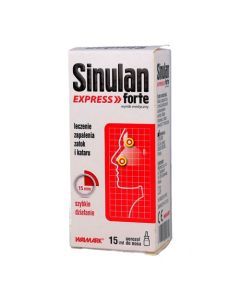 Sinulan Express Forte, aerozol do nosa, 15 ml